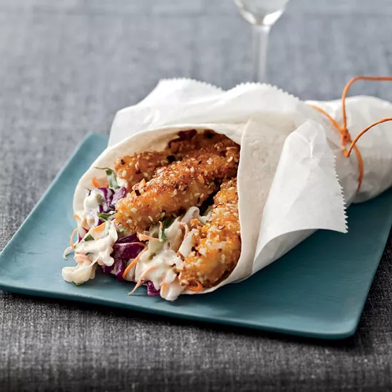 Hot-and-Crunchy Chicken Cones