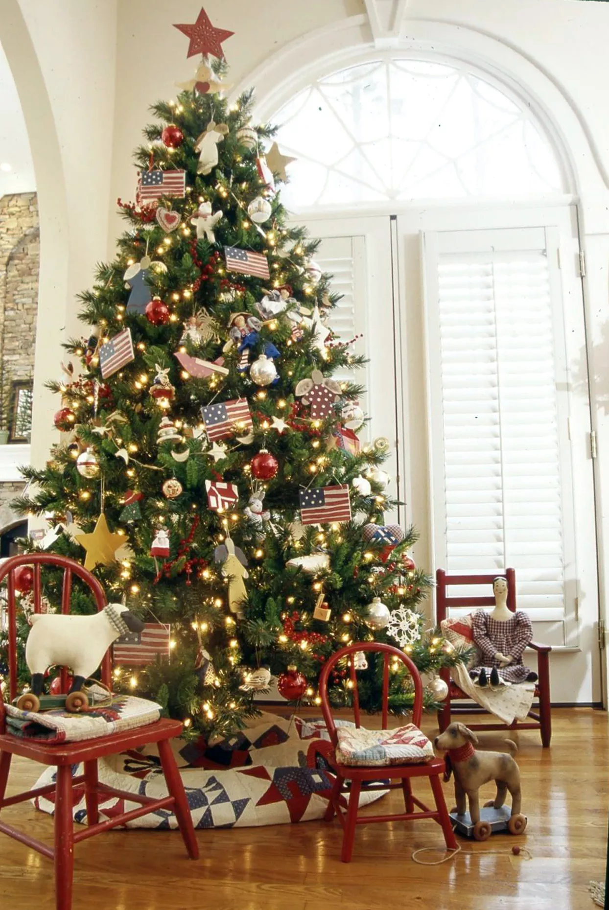 American Pride Christmas Tree