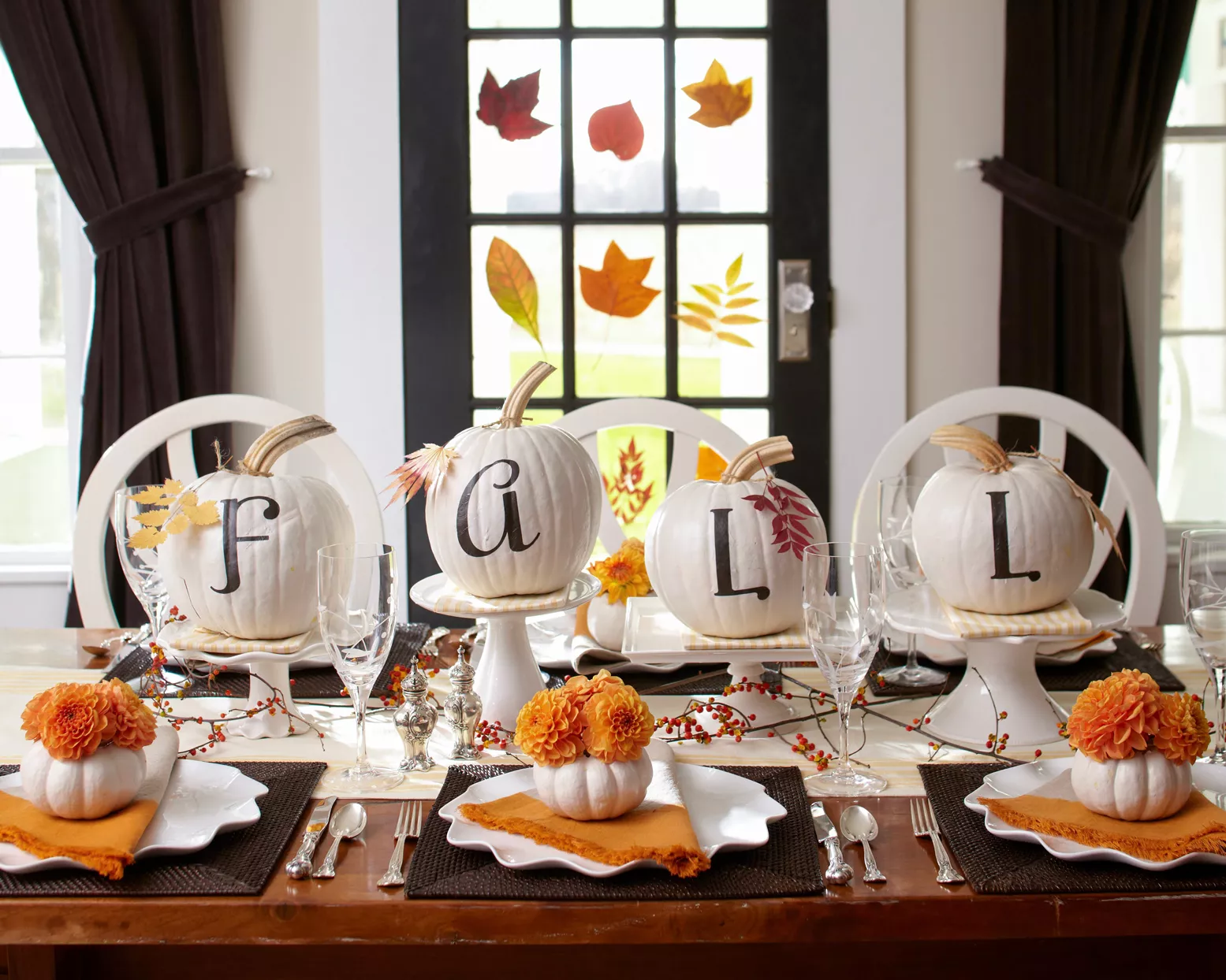 Fall Pumpkin Centerpiece