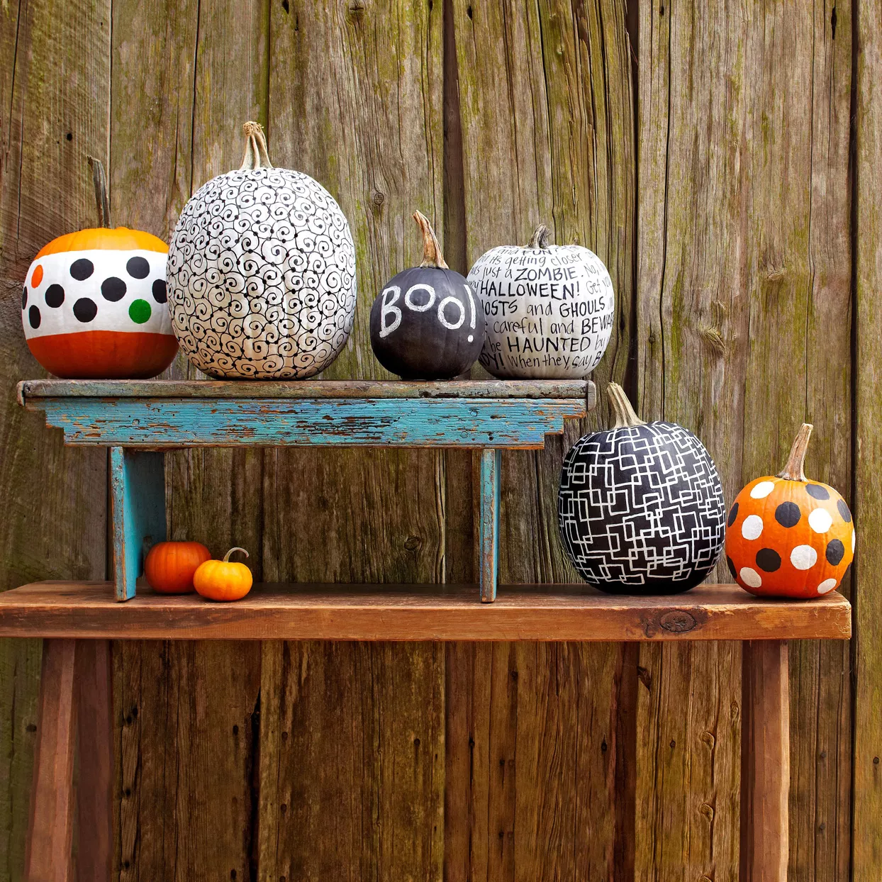Pattern Play Pumpkins