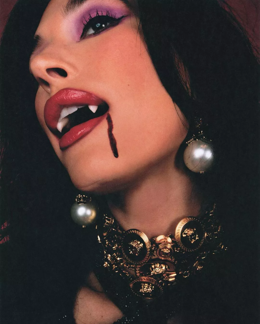 hailey bieber vampire costume 2022