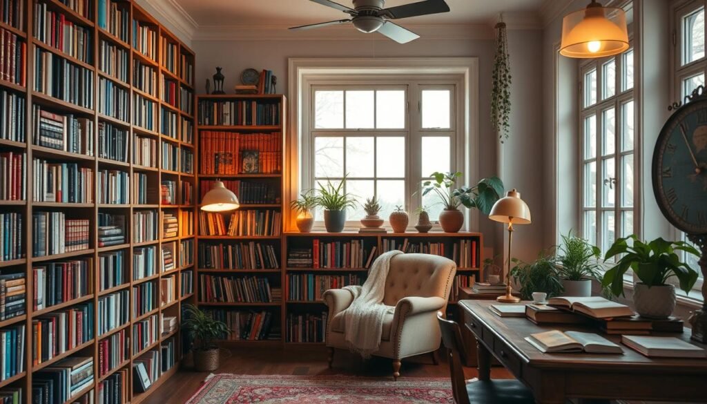 personalized home library design