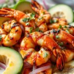 Blackened Shrimp Avocado Cucumber Bites