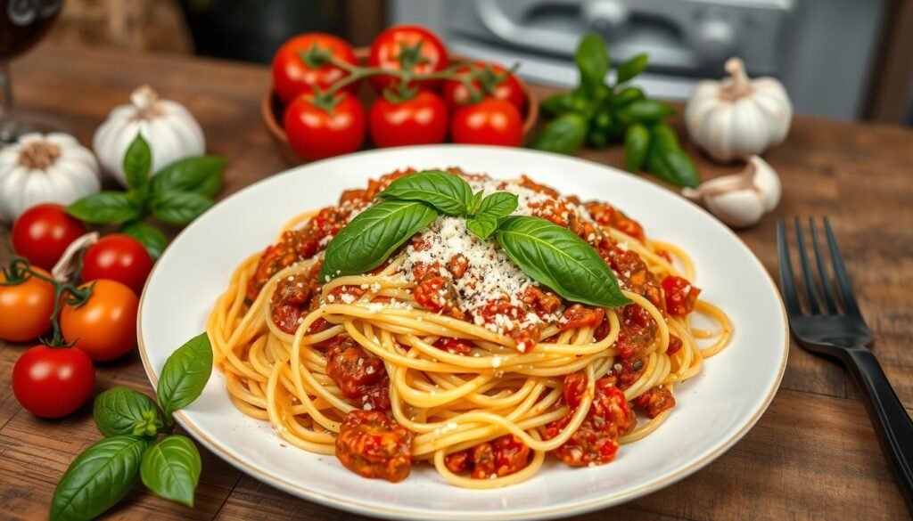 Bolognese garnishes