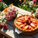 Brown Butter Strawberry Peach Pie