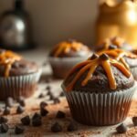 Chocolate Caramel Cheese Muffins