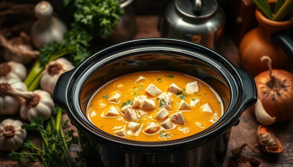Creamy Crab Soup Crockpot Recipe