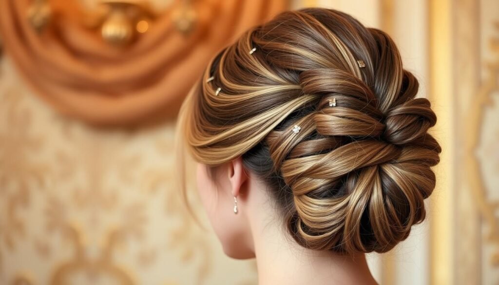 French twist hairstyle