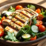 Grilled Halloumi Salad Recipe