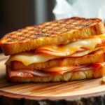 Grilled Ham and Cheese Sandwiche
