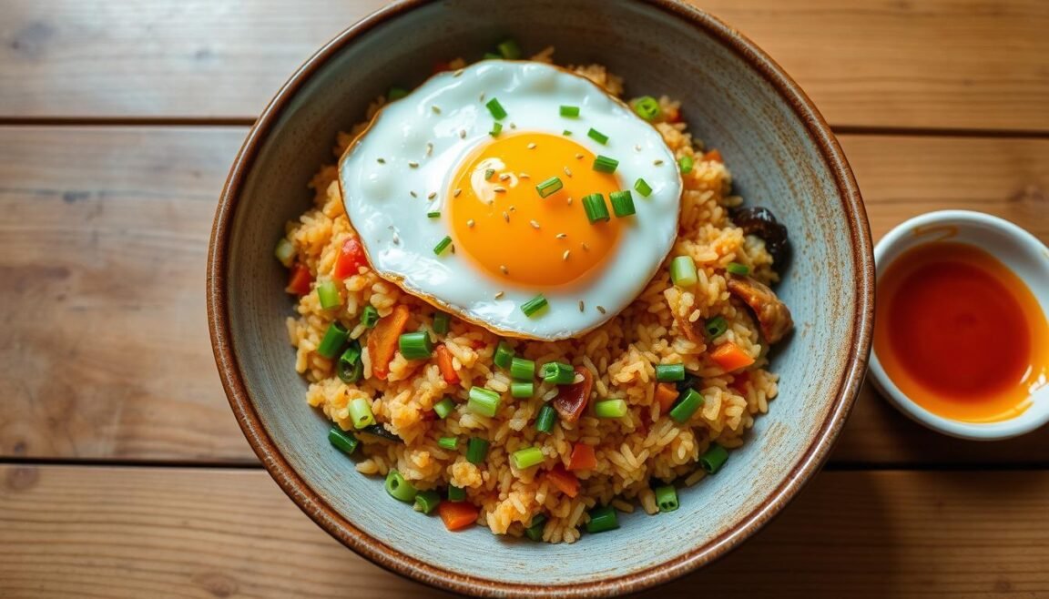 Korean Kimchi Fried Rice Recipe - Easy Homemade Dish