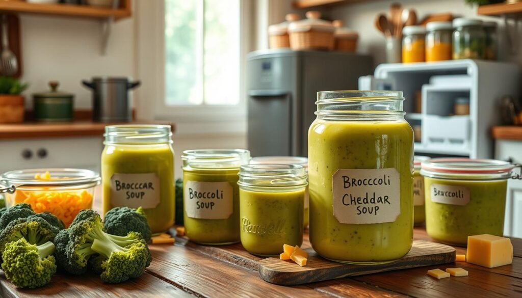 Leftover soup storage
