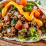 Nacho Cheese Beef Wrap