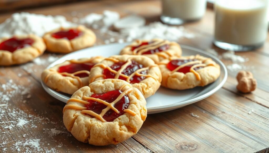 Peanut Butter & Jelly Cookies