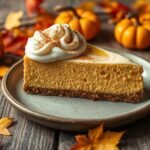 Pumpkin White Chocolate Cheesecake