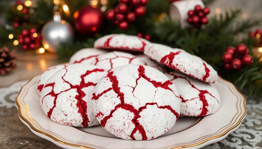 Red Velvet Crinkle Cookies Recipe