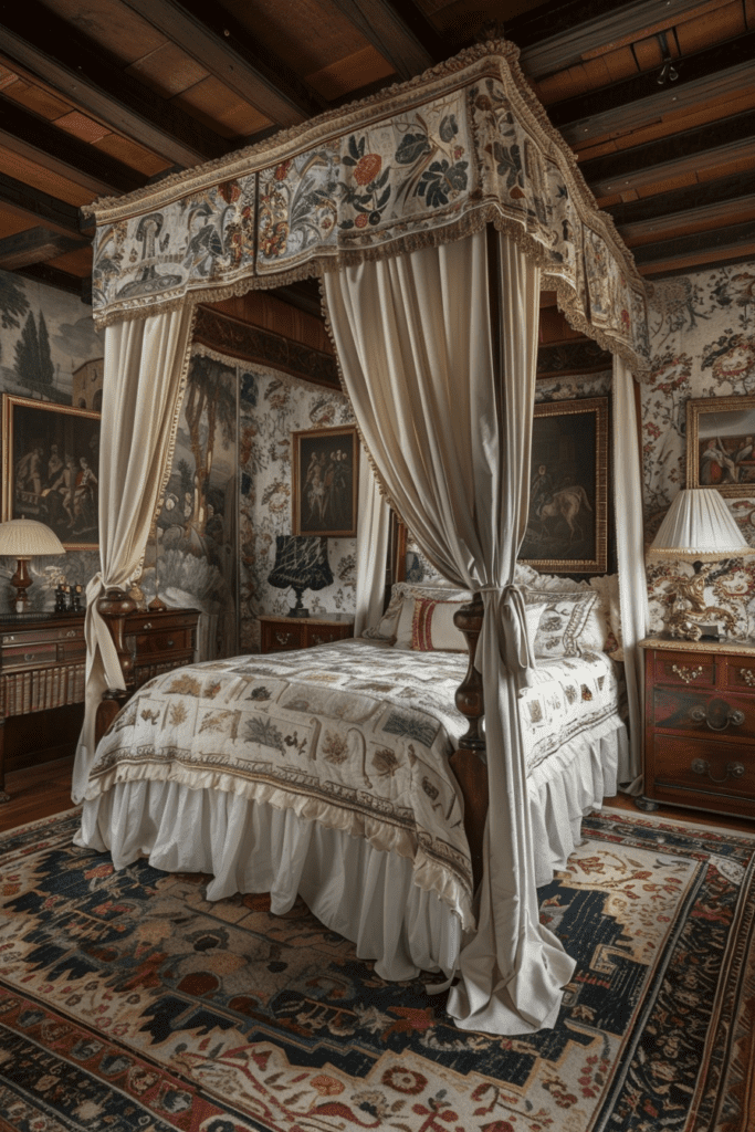 Renaissance Revival Sleeping Chamber