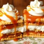 Ritz Cracker Salted Caramel Icebox Cake