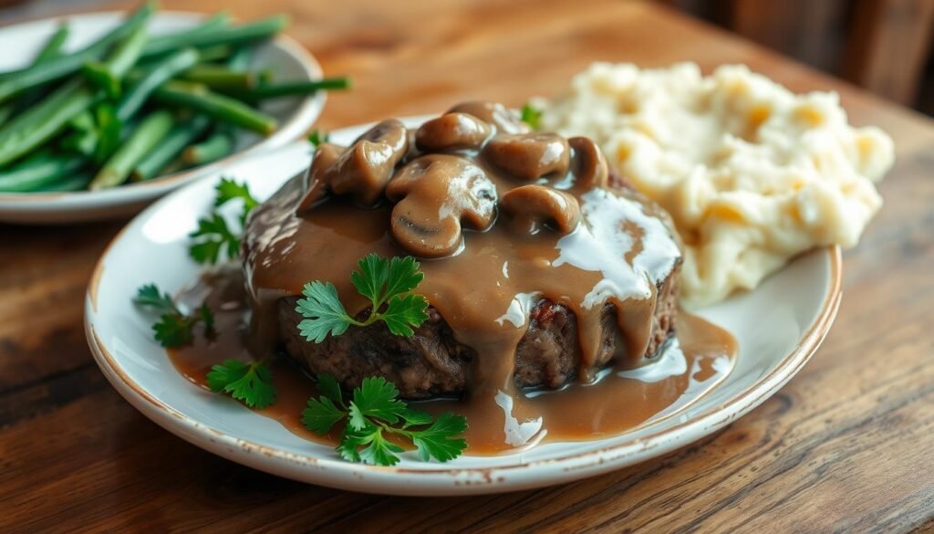 Salisbury Steak with Mushroom Gravy