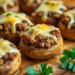 Sausage Stuffed Mushrooms