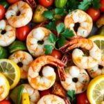 Sheet Pan Lemon Garlic Shrimp Recipe