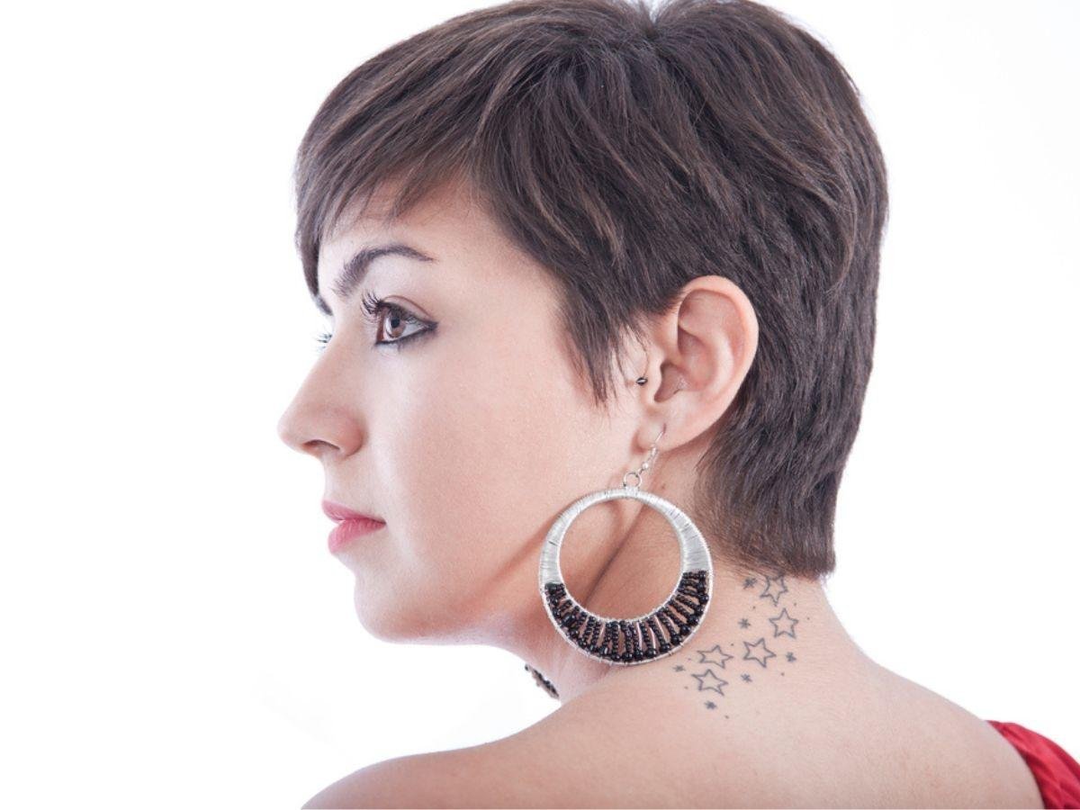 Star Neck Tattoo
