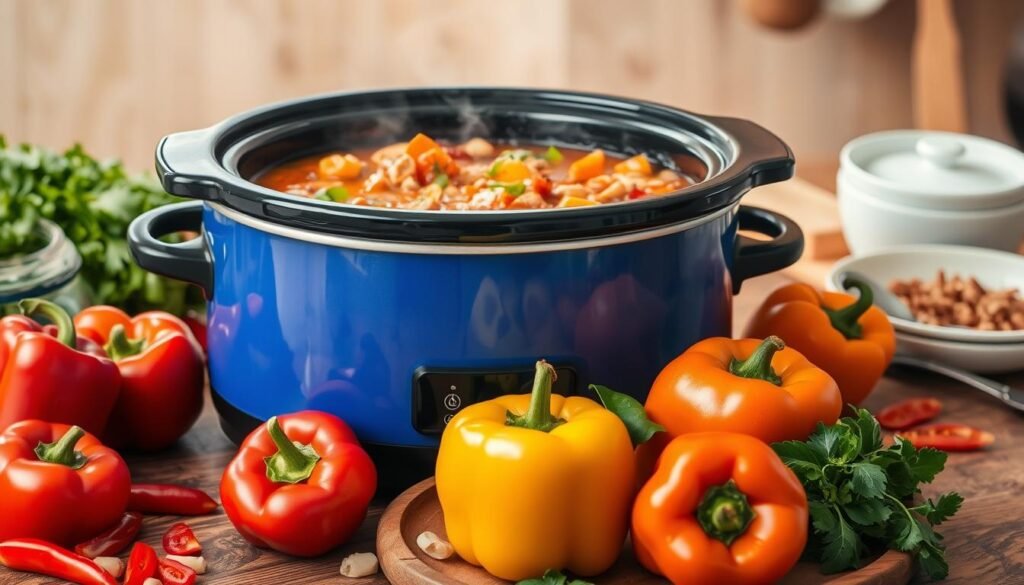 Stuffed Pepper Soup Crockpot Recipe