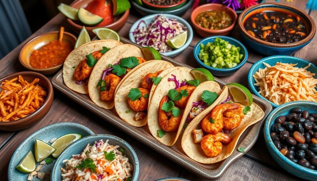 Taco night menu