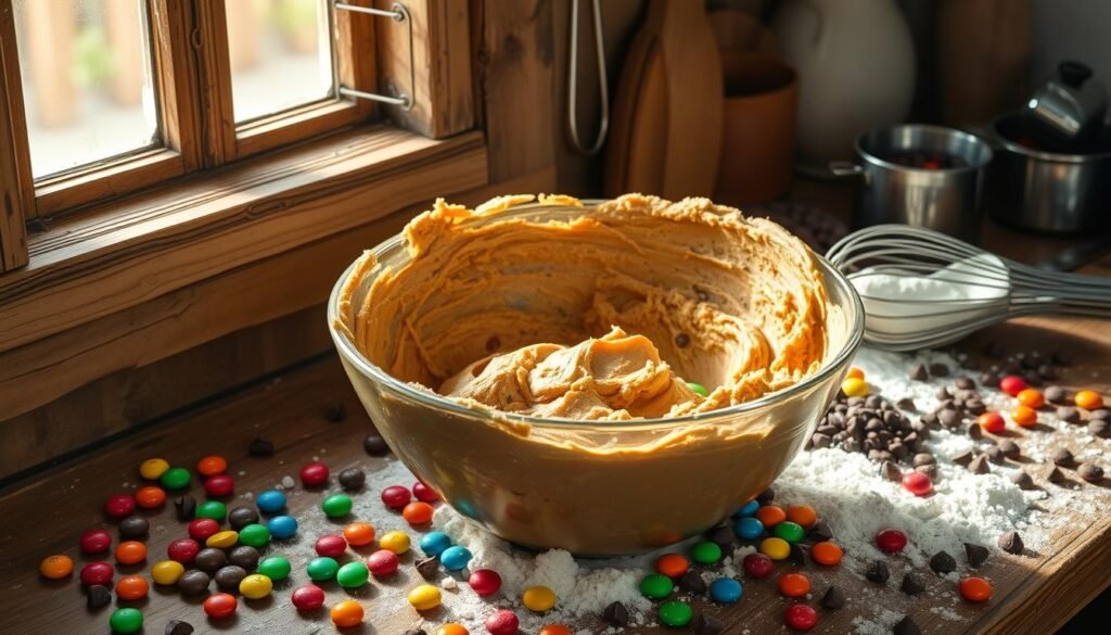 cookie dough preparation