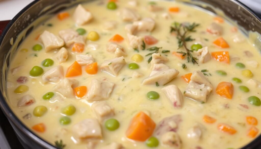 creamy chicken pot pie filling