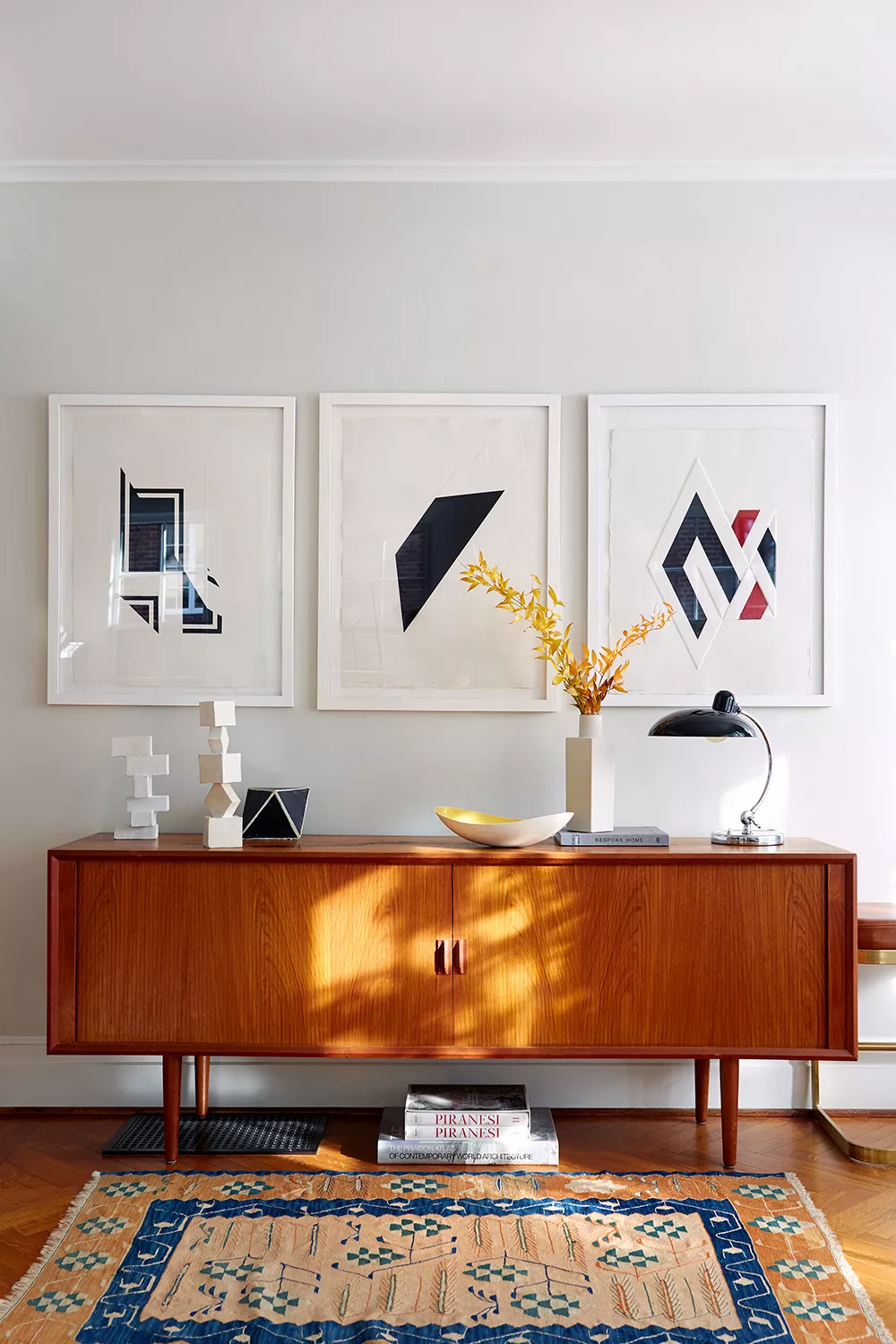 midcentury modern entryway 