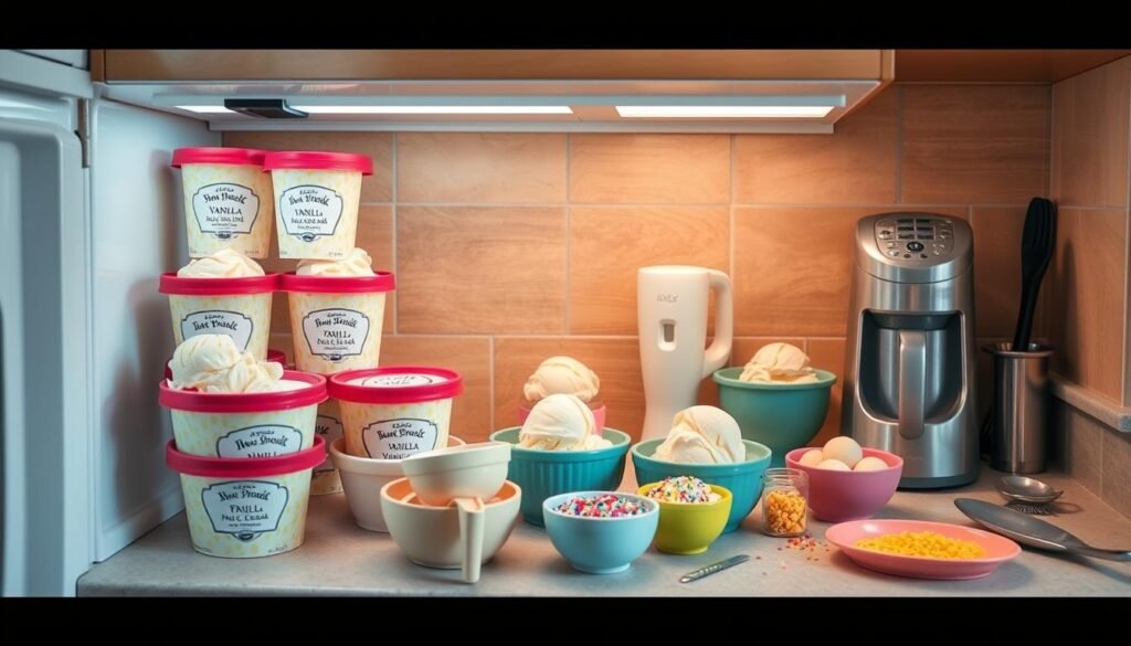 ice cream storage