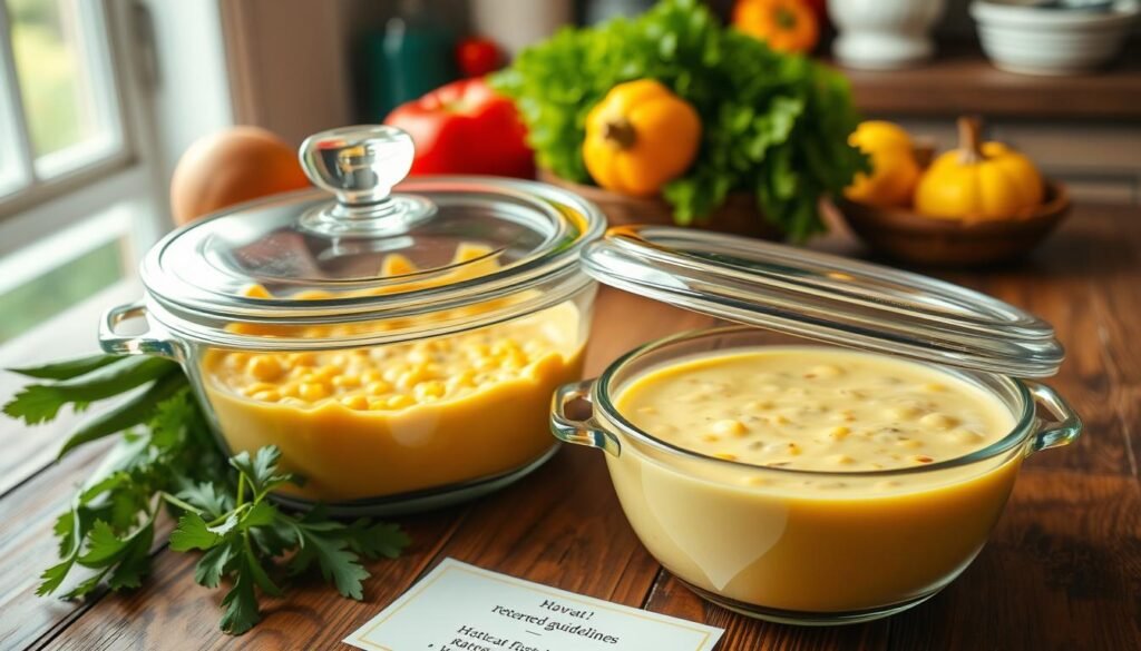 leftover food storage