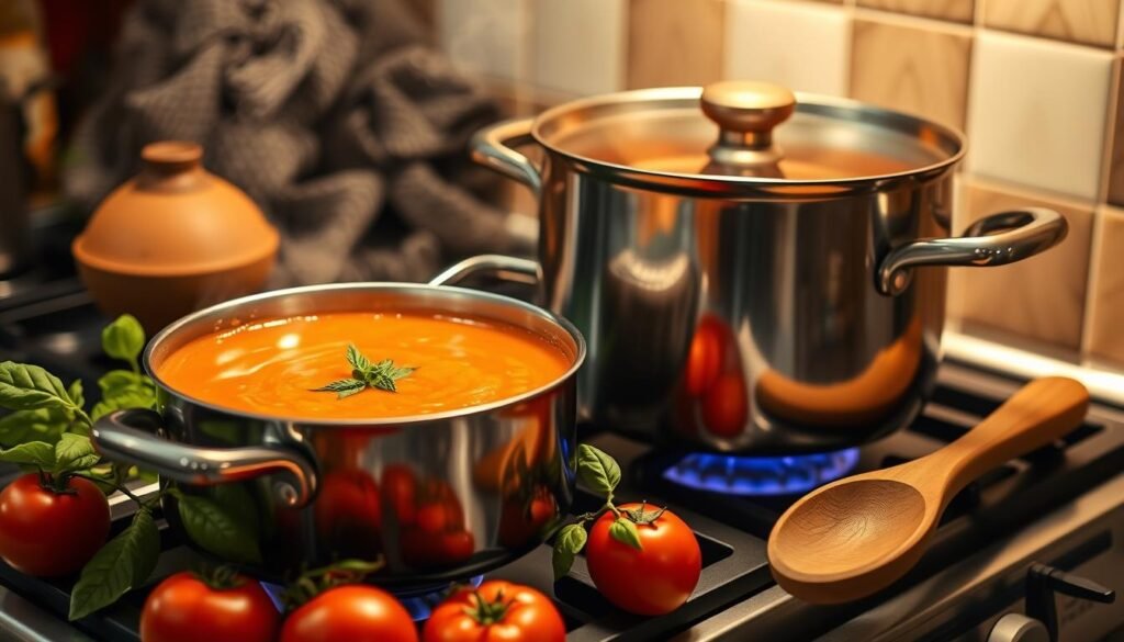 reheating soup