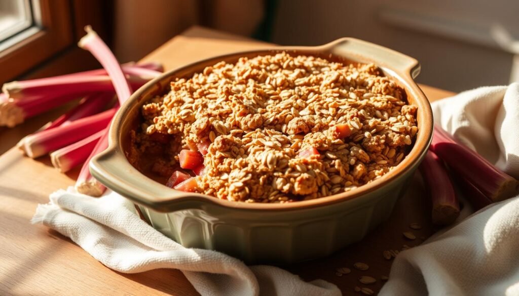 rhubarb crisp